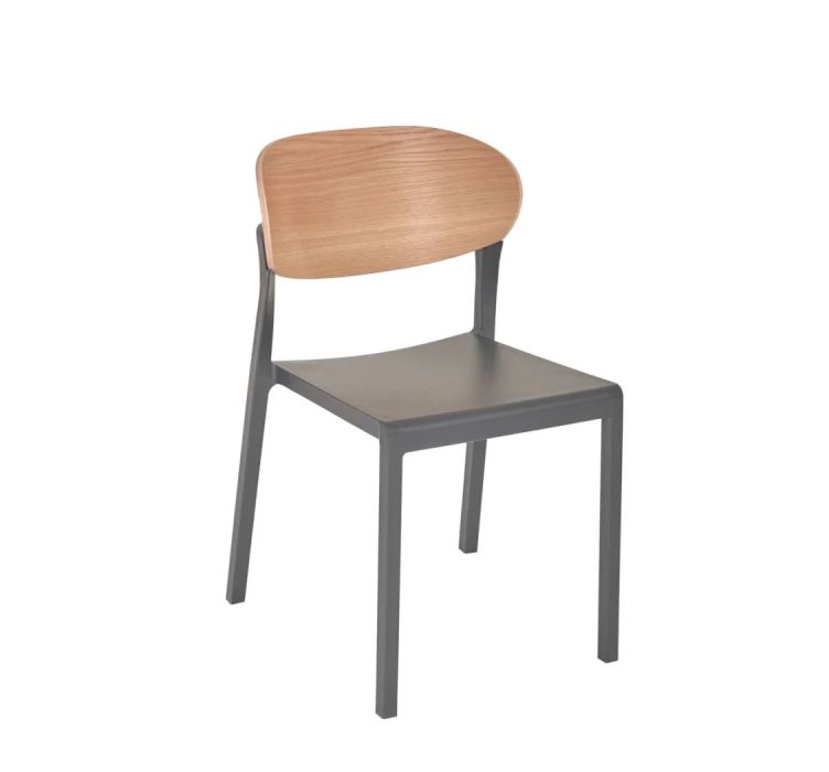 Стілець Bake WOOD ANTHRACITE1